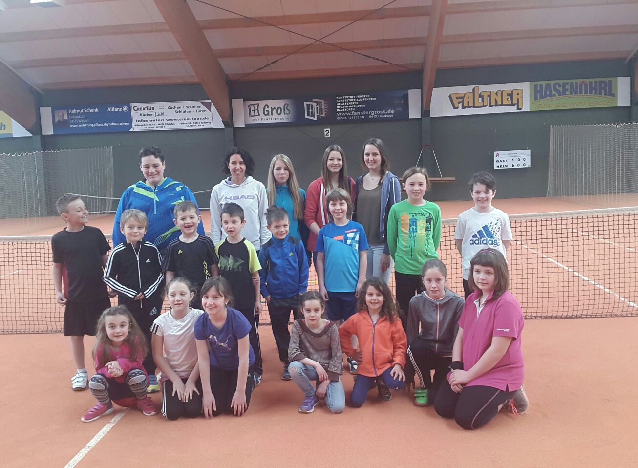 Tennisparcours 2016 Gruppenfoto