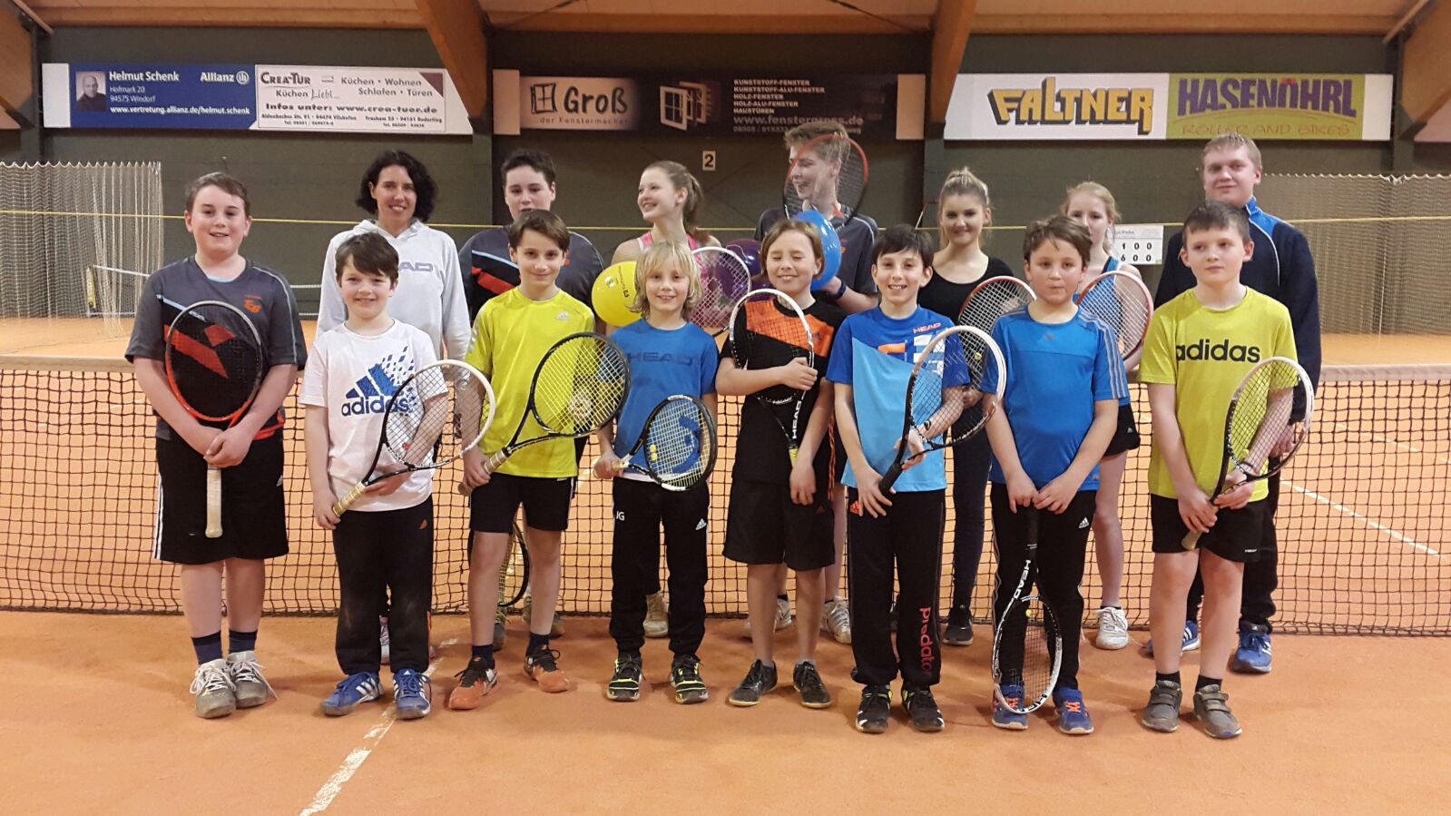 Tennisparcours 2016 Gruppenfoto